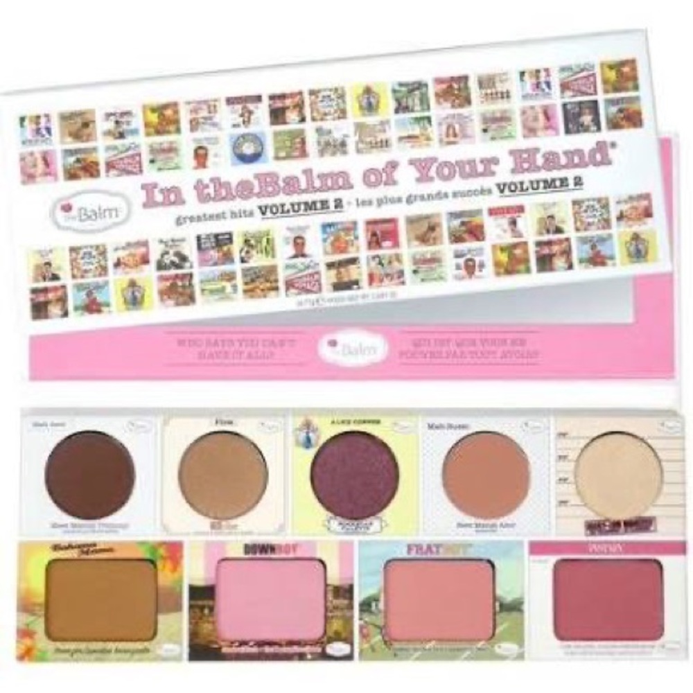 In theBalm of Your Hand Greatest Hits Volume 2 Palette Valued at $35